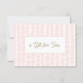 Certificado de regalo de spa de salón rosa