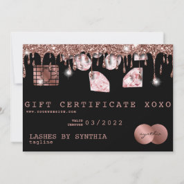 Certificado de regalo de tarjeta de crédito Añadir