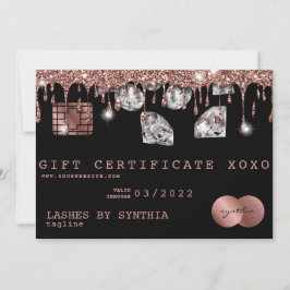 Certificado de regalo de tarjeta de crédito Añadir