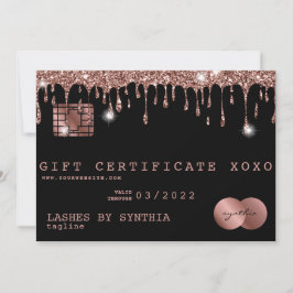 Certificado de regalo de tarjeta de crédito Añadir