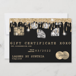 Certificado de regalo de tarjeta de crédito Añadir