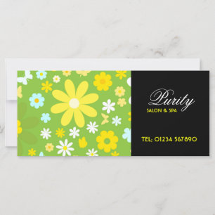 Certificado de regalo de tarjeta para rack de mari