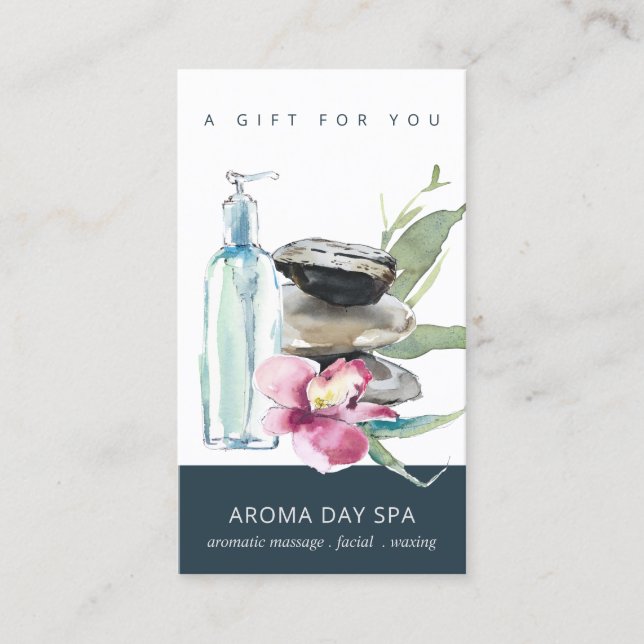 CERTIFICADO DE REGALO DE TERAPIA DE MASAJE DE PIED (Anverso)