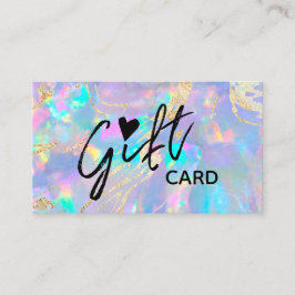 certificado de regalo de textura opal púrpura