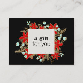 Certificado de regalo de vacaciones para Navidades