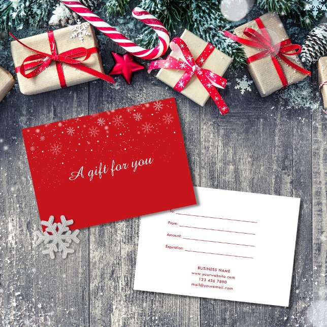 Certificado de regalo de vacaciones para Navidades (Subido por el creador)