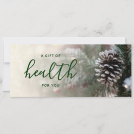 Certificado de regalo de vacaciones quiropráctico 