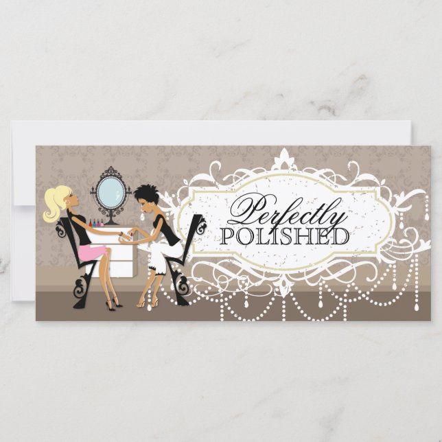 Certificado de regalo de venta de uñas (Anverso)