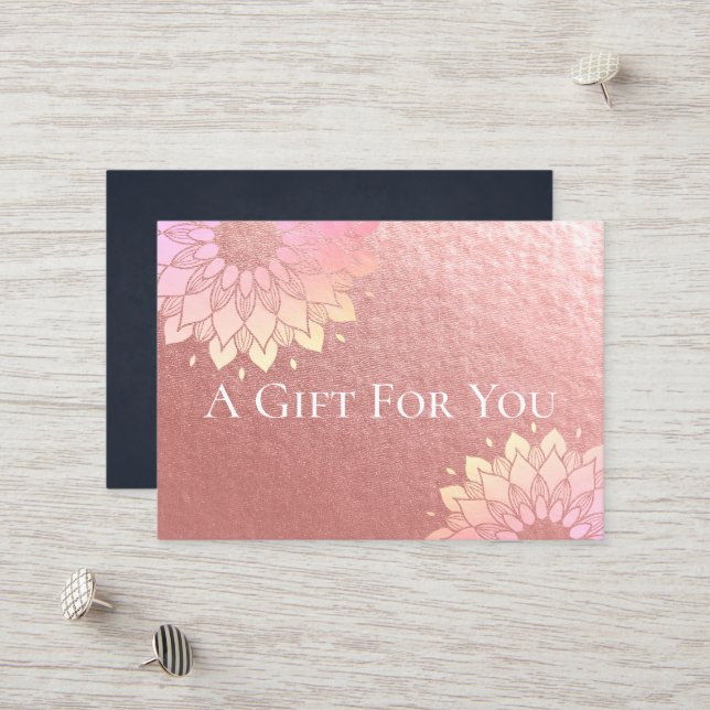 Certificado de regalo de Yoga Studio Instructor Ma (Anverso/Reverso In Situ)