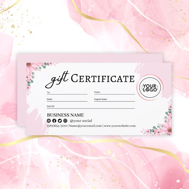 Certificado de regalo del Día de la Madre Floral R (Subido por el creador)