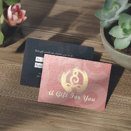 Certificado de regalo del instructor de YOGA Medit