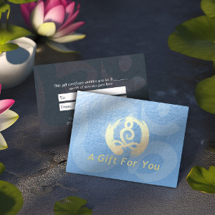 Certificado de regalo del instructor de YOGA Medit