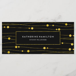 Certificado de regalo del planificador de eventos 