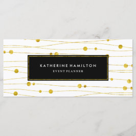 Certificado de regalo del planificador de eventos 