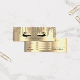 Certificado de regalo Dris Faux Gold Lash Makeup S