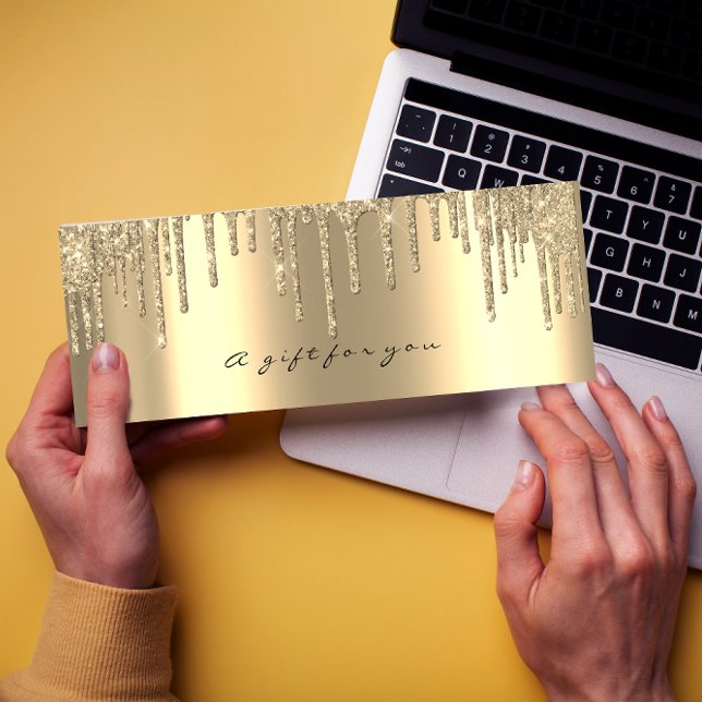 Certificado de regalo Dris Maquillaje de oro falso (Subido por el creador)