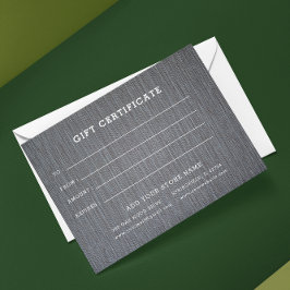 Certificado de regalo empresarial editable Agregar