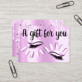 Certificado de regalo Estilo del pelo uñas estilis