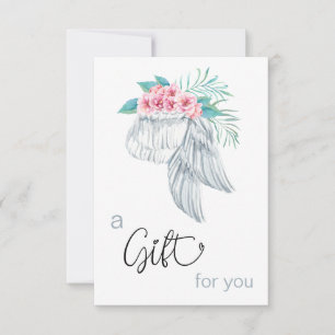 *~* Certificado de regalo Floral Bouquet Angel Win