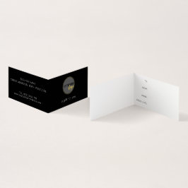 CERTIFICADO DE REGALO FOLDEADO DE LA EMPRESA NEGRA