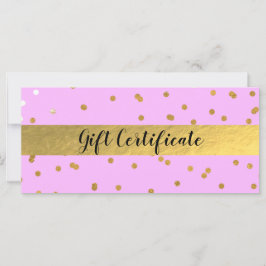 Certificado de Regalo Glam con Puntos de Confeti R