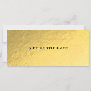 Certificado de Regalo Glam de Boleto Dorado Brilla