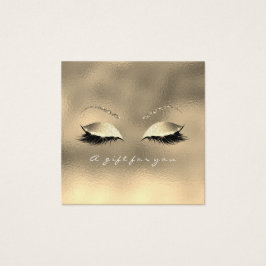 Certificado de regalo Glass Metallic Gold Lashes M