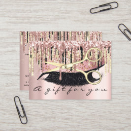 Certificado de regalo Hairdresser Makeup Lash Gold