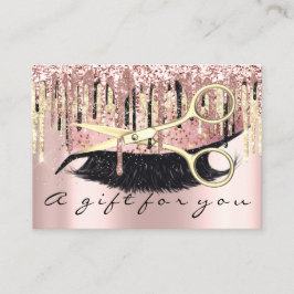 Certificado de regalo Hairdresser Makeup Lash Gold