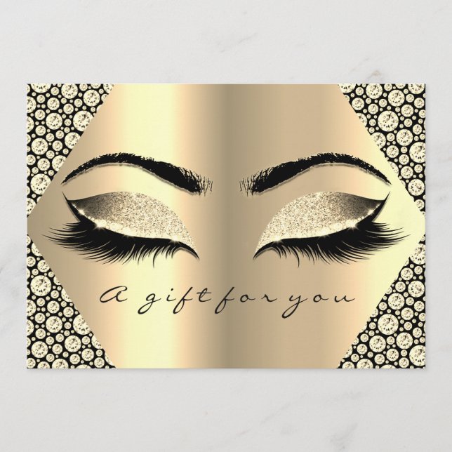 Certificado de regalo Lash Black Diamond Beauty Ma (Anverso)