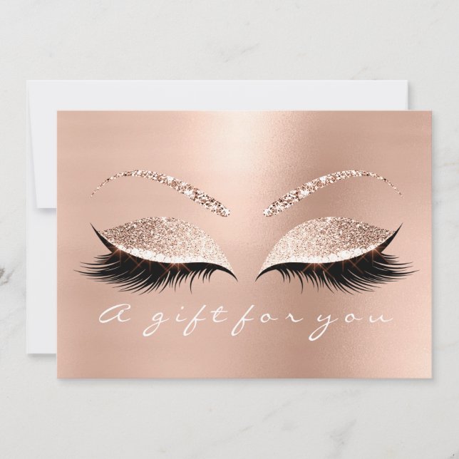 Certificado de regalo Lázagos blancos Rosa de bell (Anverso)