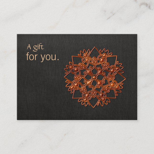 Certificado de regalo Lotus de belleza y bienestar (Anverso)