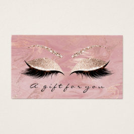 Certificado de regalo Marble Lash rosa Maquillaje 