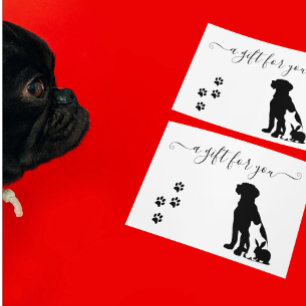 Certificado de regalo Mascota de embarque veterina