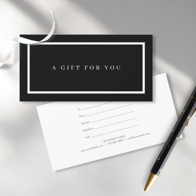 Certificado de regalo Minimalista moderno (Subido por el creador)