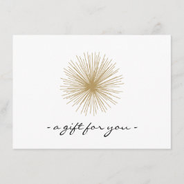 Certificado de regalo MODERNISTA VINTAGE