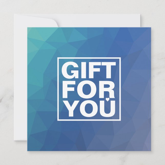 Certificado de regalo moderno de la plaza de la Ma (Anverso)