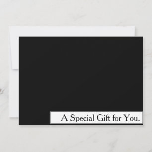 Certificado de regalo moderno Guay Faux Silver Str