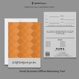 Certificado de Regalo Moderno para Cualquier Ocasi