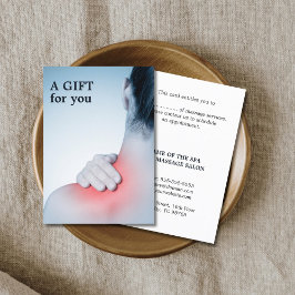 Certificado de regalo moderno y elegante para tera