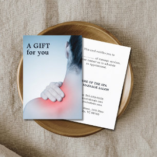 Certificado de regalo moderno y elegante para tera