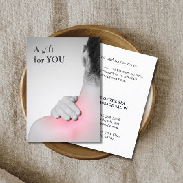 Certificado de regalo moderno y elegante para tera