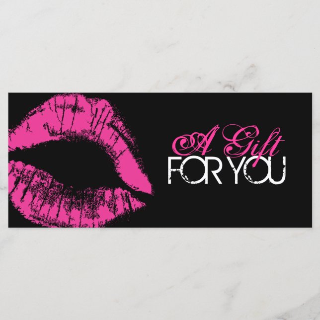 Certificado de regalo para artistas de maquillaje  (Anverso)