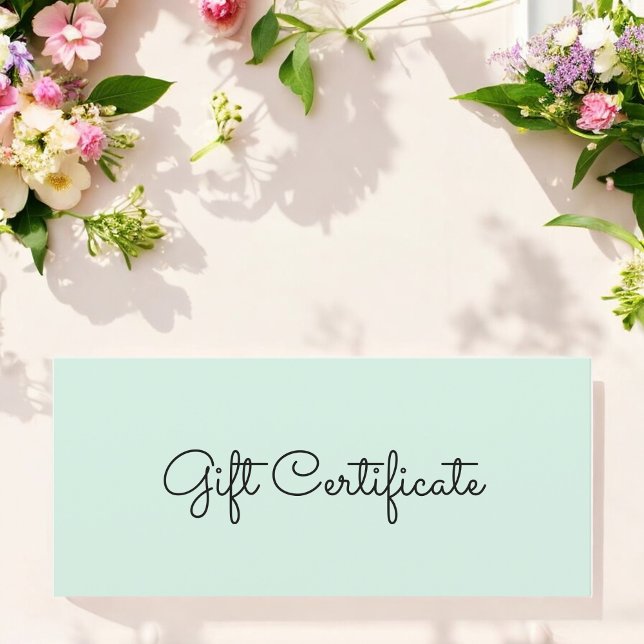Certificado de regalo para empresas de belleza sim (Subido por el creador)