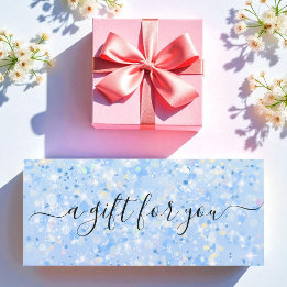 Certificado de regalo para empresas de Purpurina b