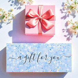 Certificado de regalo para empresas de Purpurina b