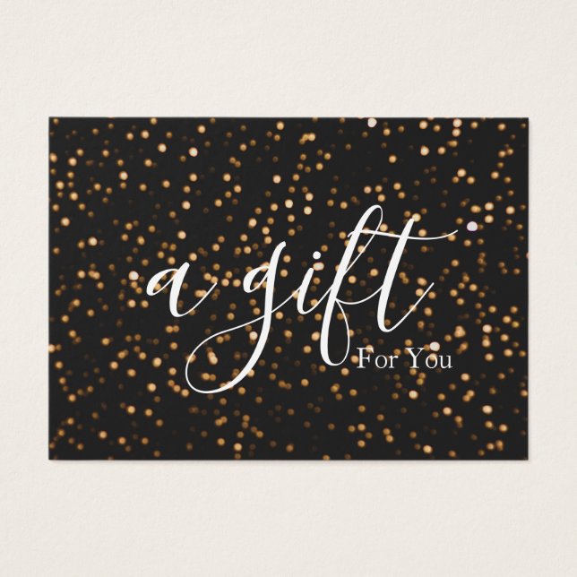 Certificado de regalo para empresas sencillo y mod (Frente)