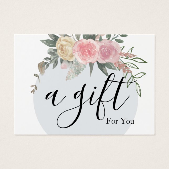 Certificado de regalo para empresas sencillo y mod (Frente)