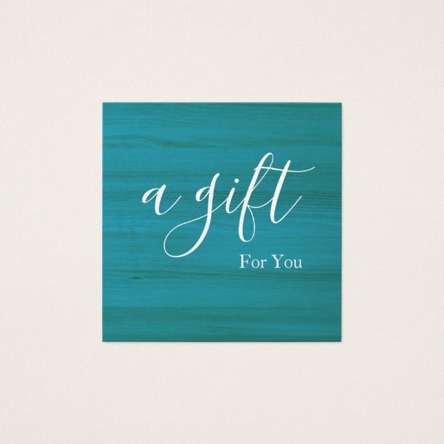 Certificado de regalo para empresas sencillo y mod (Anverso)