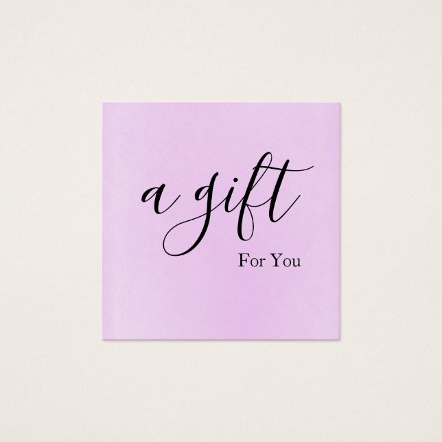 Certificado de regalo para empresas sencillo y mod (Anverso)